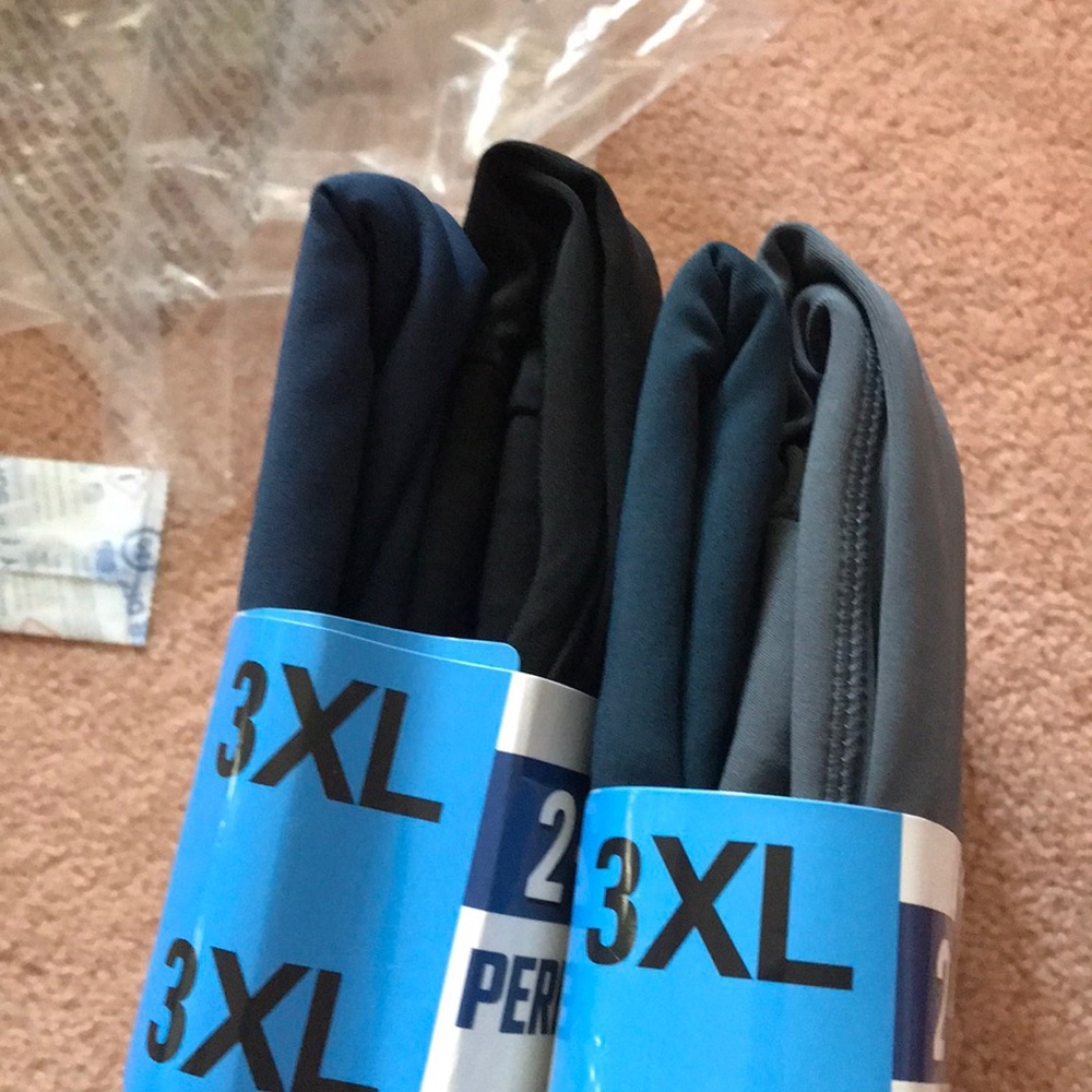 PRICE FIRM (2) packs of (2)pair in each pack of men’s performance shorts ( - Picture 9 of 16